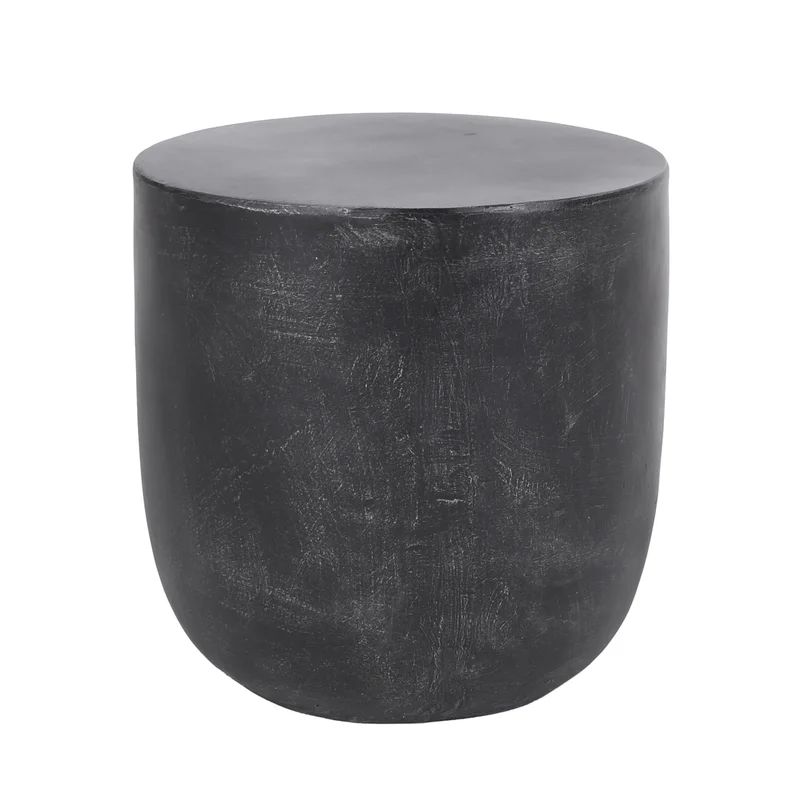 Alcaraz Stone/Concrete Side Table | Wayfair Professional