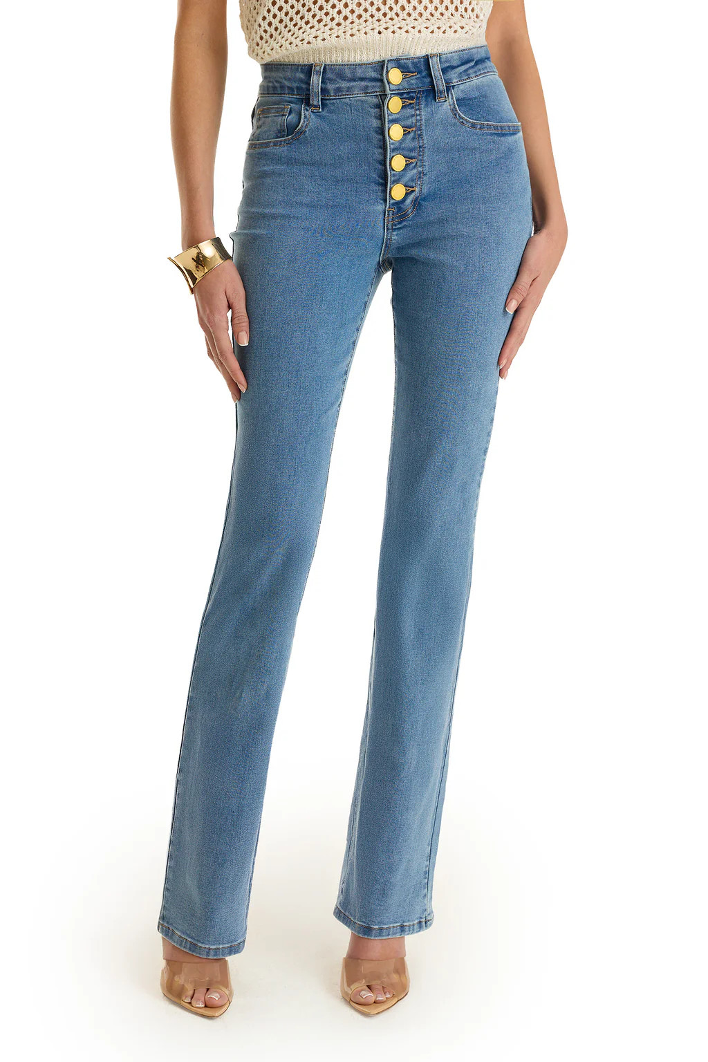 Aubrey Bootcut Jean - Medium Blue | The Noli Shop
