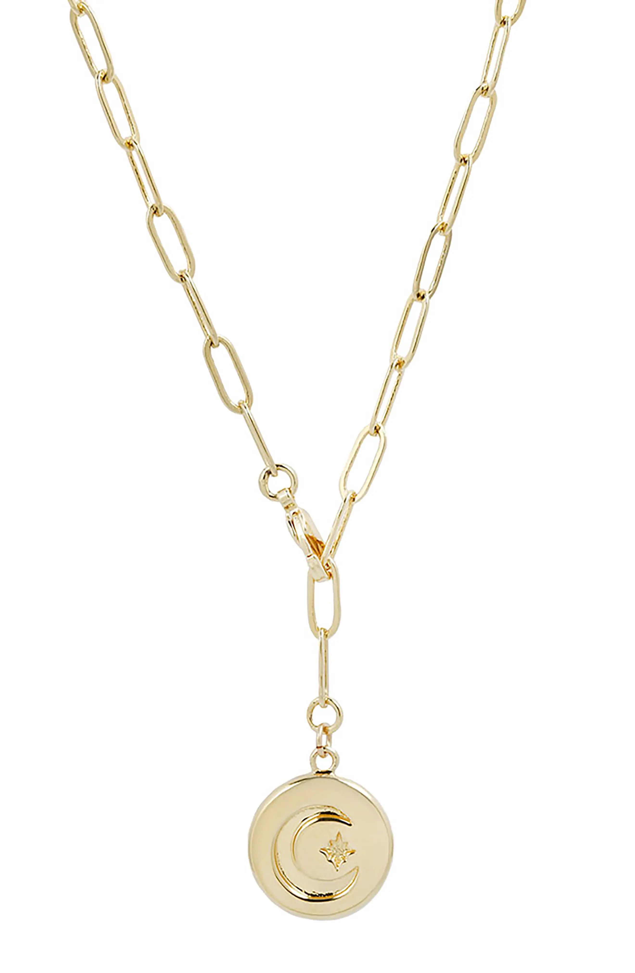 STUDIO GRUN Esra Y-Necklace in Gold at Nordstrom | Nordstrom