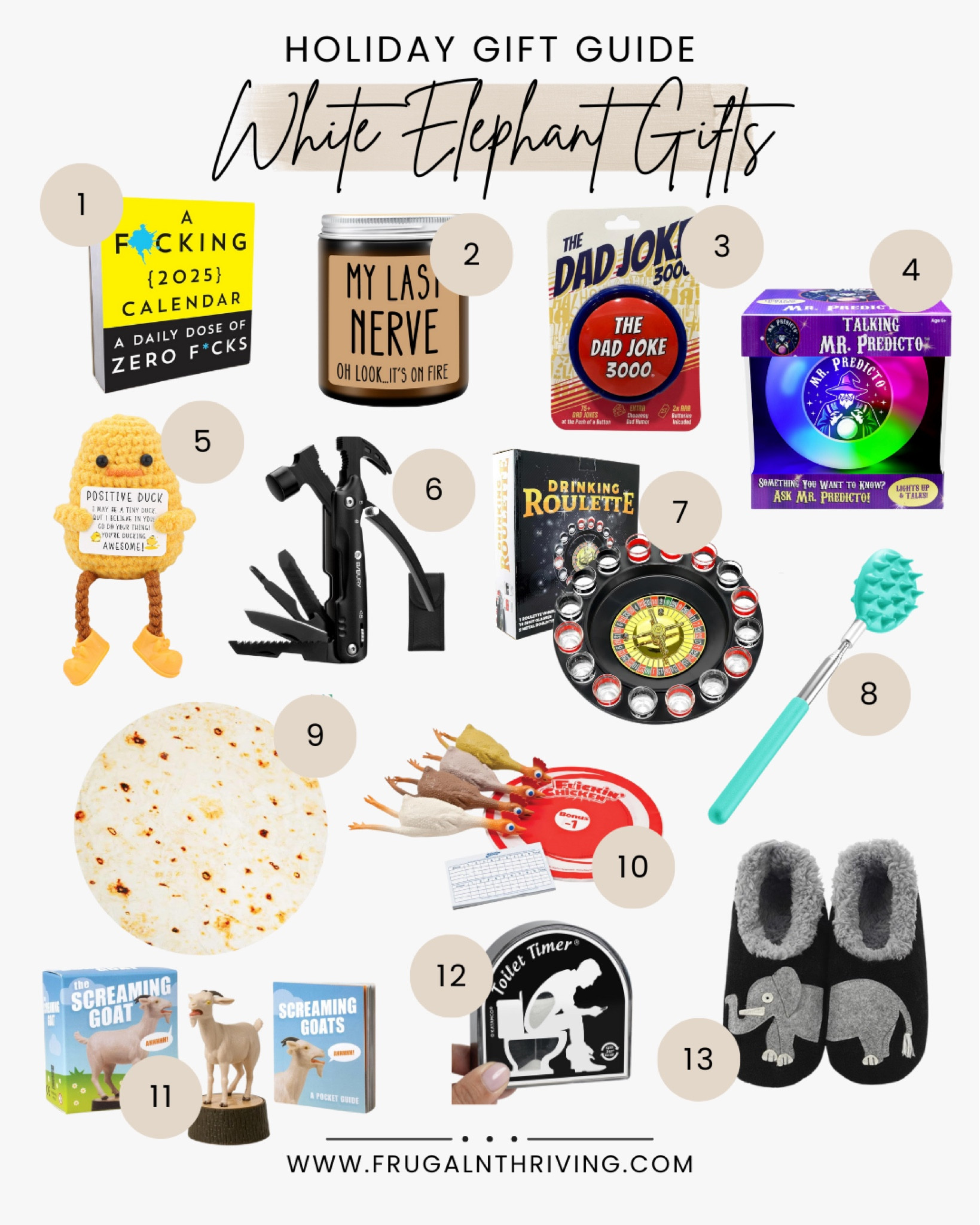 White elephant gifts are a great way to celebrate the holidays with friends, family , or coworkers. It takes the pressure off of having to find the perfect gift, because the expectation is that the gift is meant to be lighthearted and fun. Whether you like to go the gag gift route or you enjoy gifting something a bit more practical, these white elephant gift ideas from Amazon will do the trick!

#LTKGiftGuide #LTKFamily #LTKHoliday