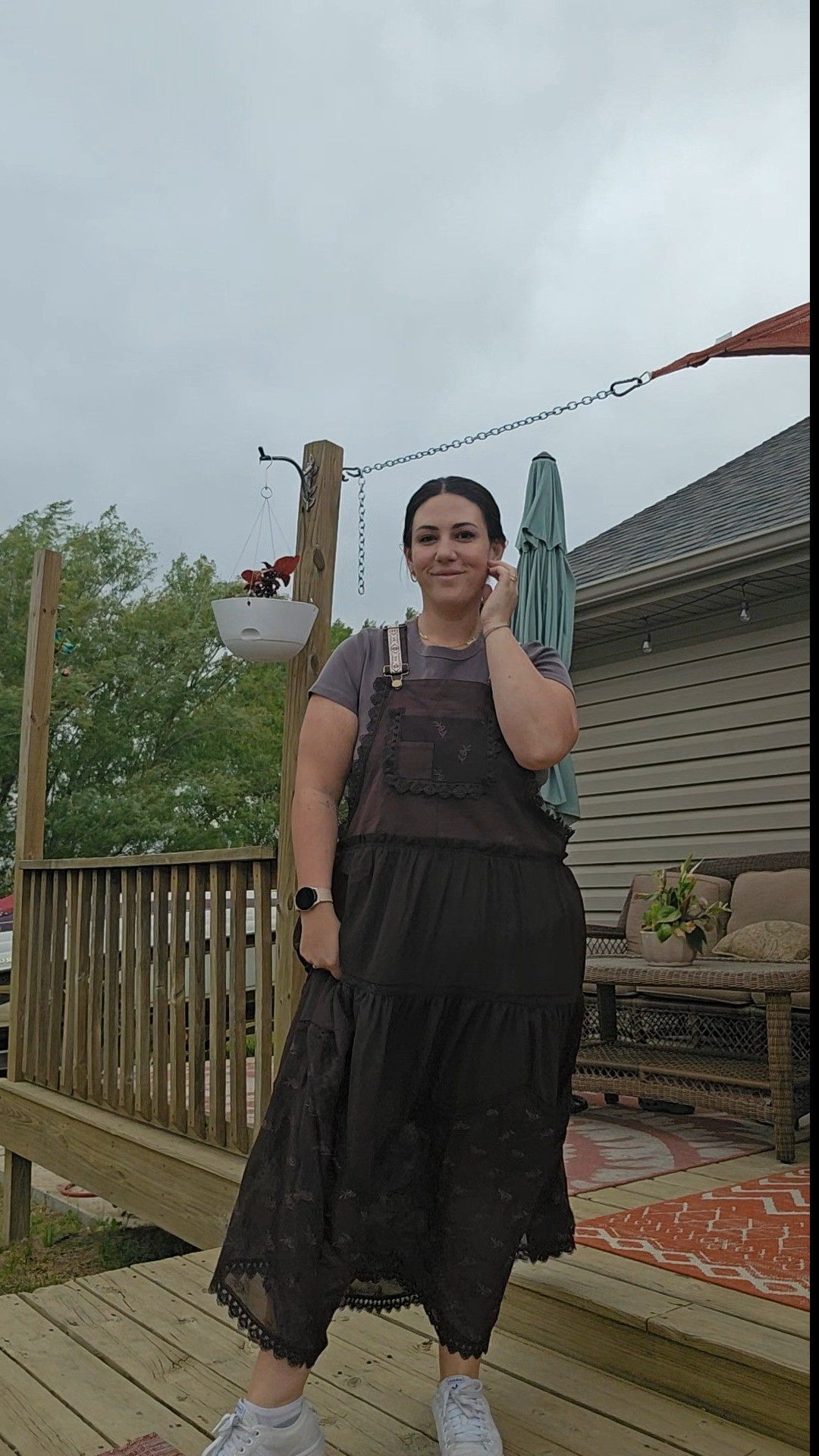Hands down the cutest dress I've ever bought off Amazon!!! 😍 Wearing size XL and it is true to size. A boho chic vibe, and it has amazing detail on a the skirt. Pair with sneakers for a casual look or sandals for a dressier one. Lightweight too!

#LTKSeasonal #LTKFindsUnder50 #LTKWorkwear