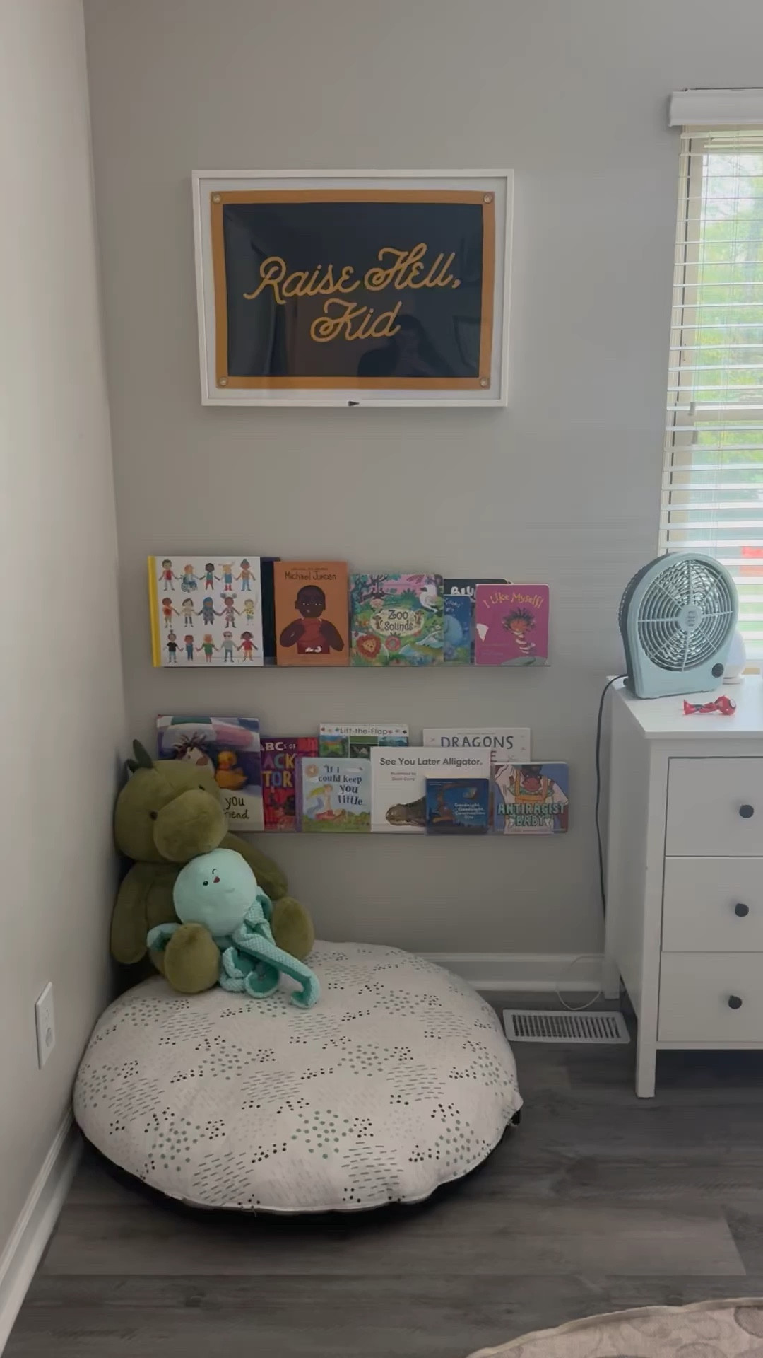 My lived-in toddlers room!

Mostly Amazon. Rug is Ruggable and dresser is IKEA! 

Bed is currently unavailable but I linked a similar (and cheaper!) option. 

#toddlerroom
#realistictoddlerroom
#livedinhome #decor #acrylicshelf #affordabledecor #trundlebed #toddlermattress

#LTKVideo #LTKkids