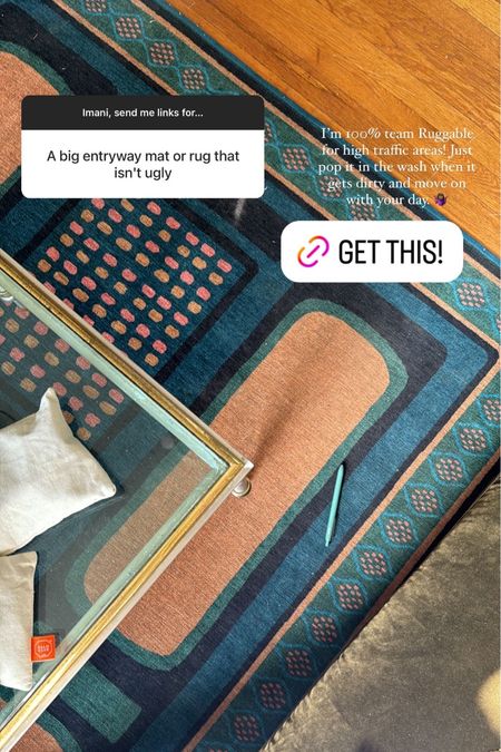 Washable rugs are awesome for kitchens and other Hugh-traffic areas!

#LTKhome
