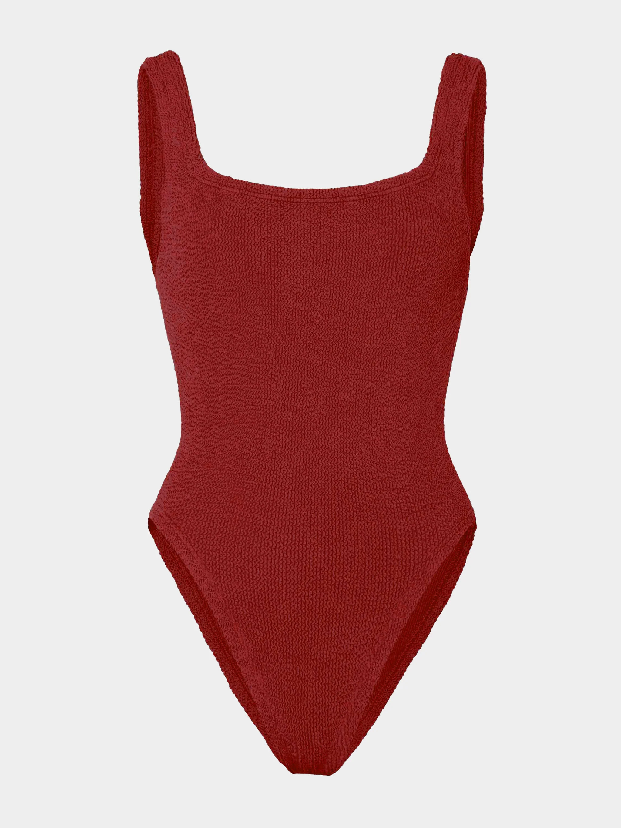 Square Neck Swim - Metallic Chestnut | HUNZA G