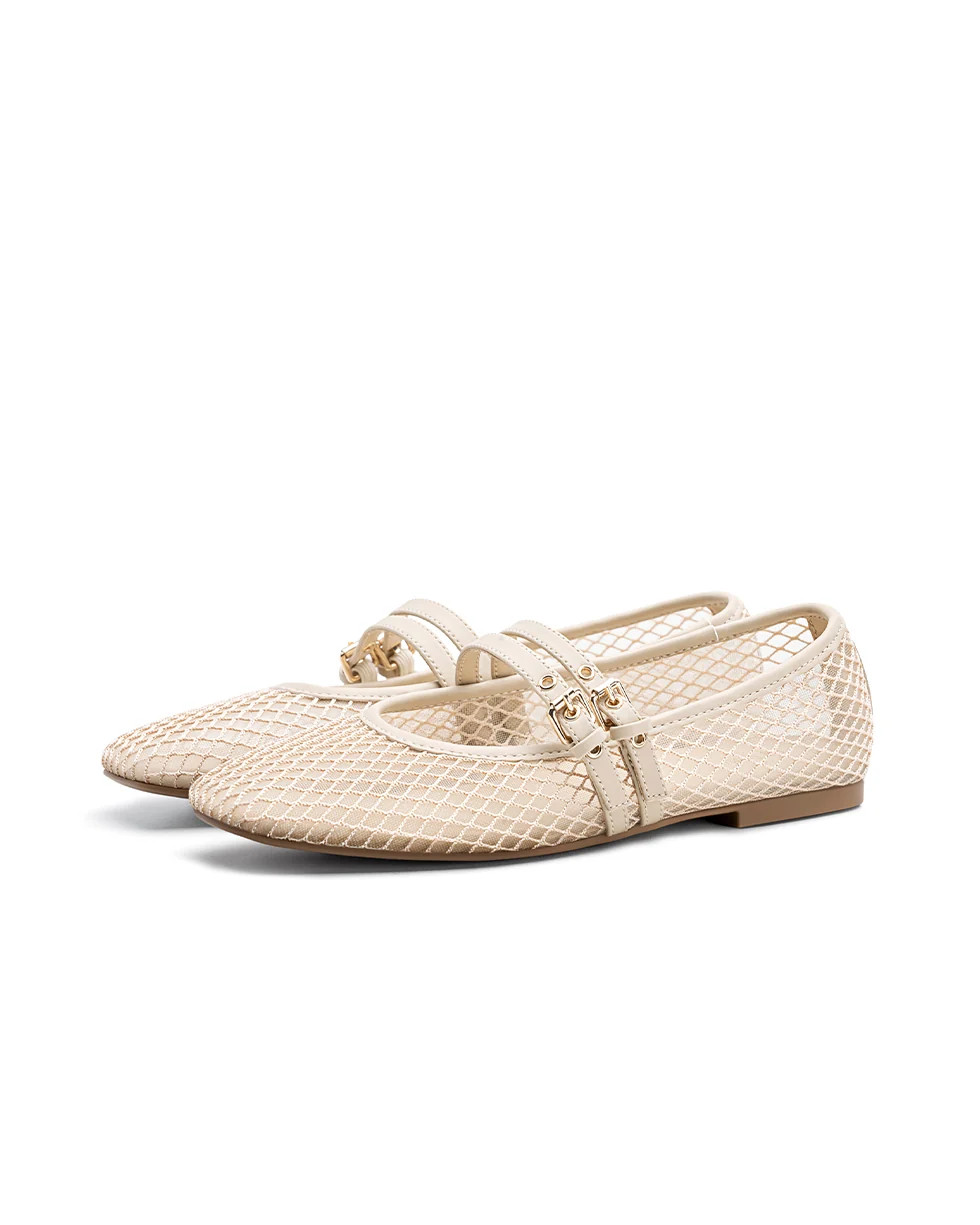 Magic | Square Toe Mary Jane Flats | Fitory Footwear US