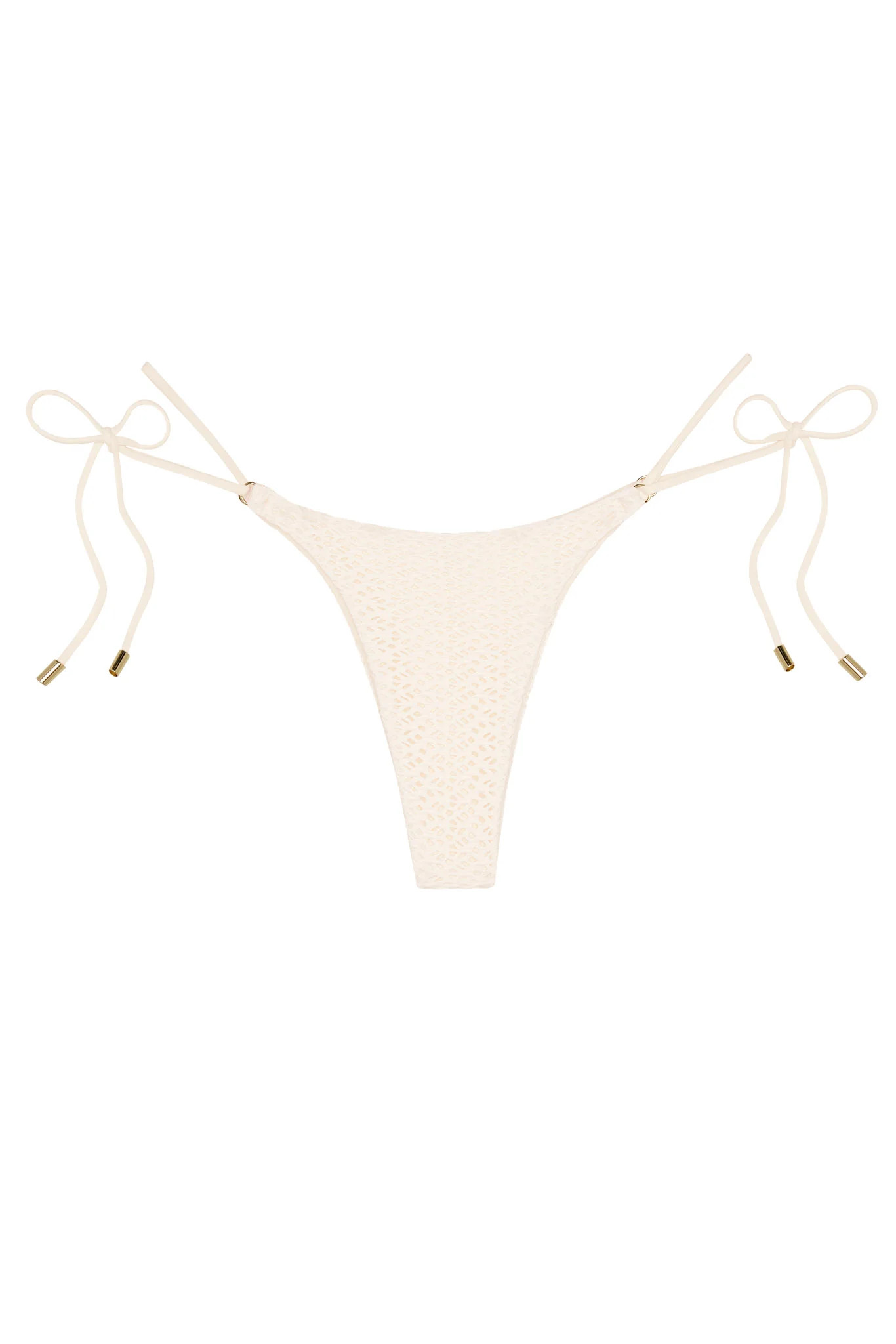 Hanalei Bottom - Ivory Crochet | Monday Swimwear