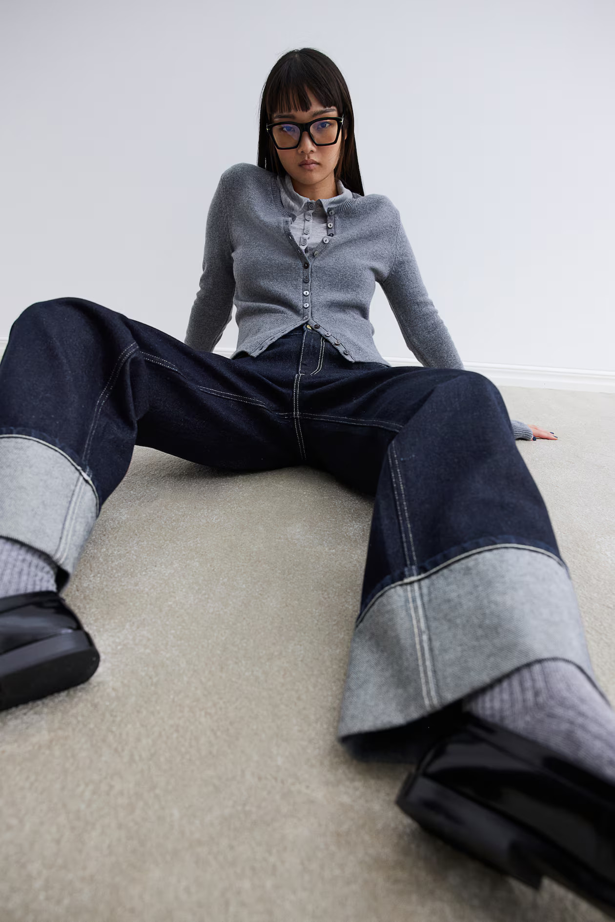 Baggy Wide Low Jeans | H&M (UK, MY, IN, SG, PH, TW, HK)