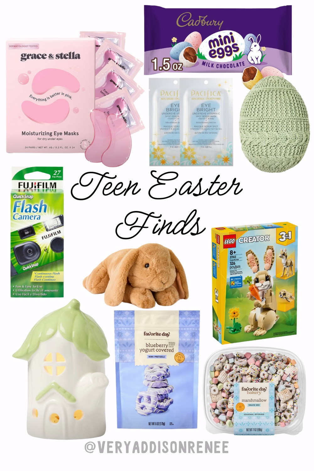 #LTKGiftGuide for this Easter! Get your teen girl a thoughtful basket she’ll love!! Follow for more and check out my profile for more!






Easter, Easter basket, gift guide, teen girls, teen girl gift, Easter gifts, Easter gift, Easter gifts for teens, teen girl gift guide, target gifts, Easter crafts, holiday gifts, Easter basket ideas, gift basket, target finds, target Easter finds, teen girl gift, tween gift, teen girl gift guide, tween gifts, tween gift guides, crochet egg, ceramics, diy basket, disposable camera, skincare, eye mask, Easter, target stuffed animals, Lego, 3-1 Lego, three in one Lego

#LTKU #LTKFindsUnder50 #LTKKids