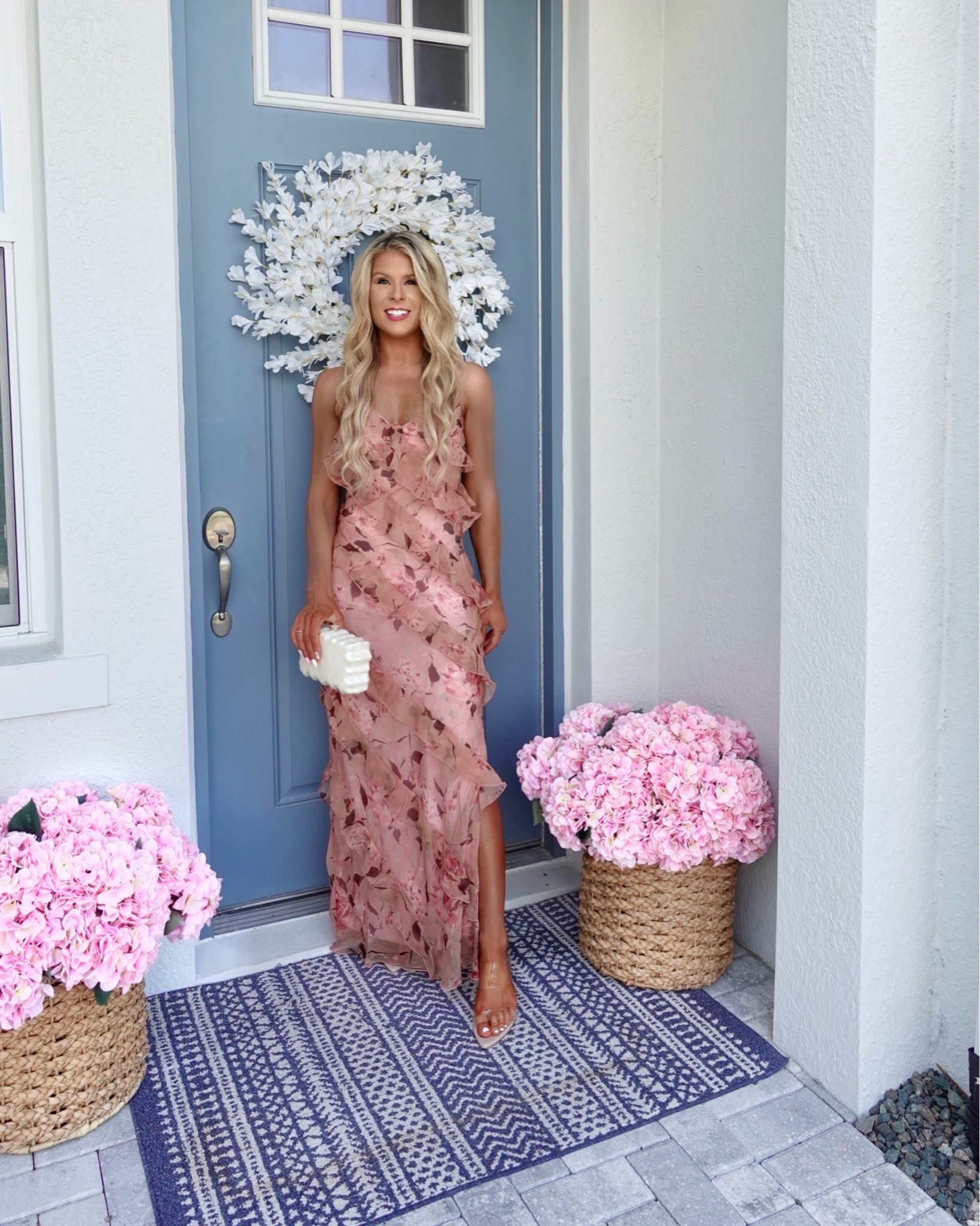 Pink floral wedding guest dress from @Petal & Pup 

Summer dress, summer wedding guest dress, pink dress, floral dress, ruffle dress, maxi dress, summer party dress, summer event dress, floral gown, formal dress, cocktail dress

#LTKWedding #LTKSeasonal #LTKootd
