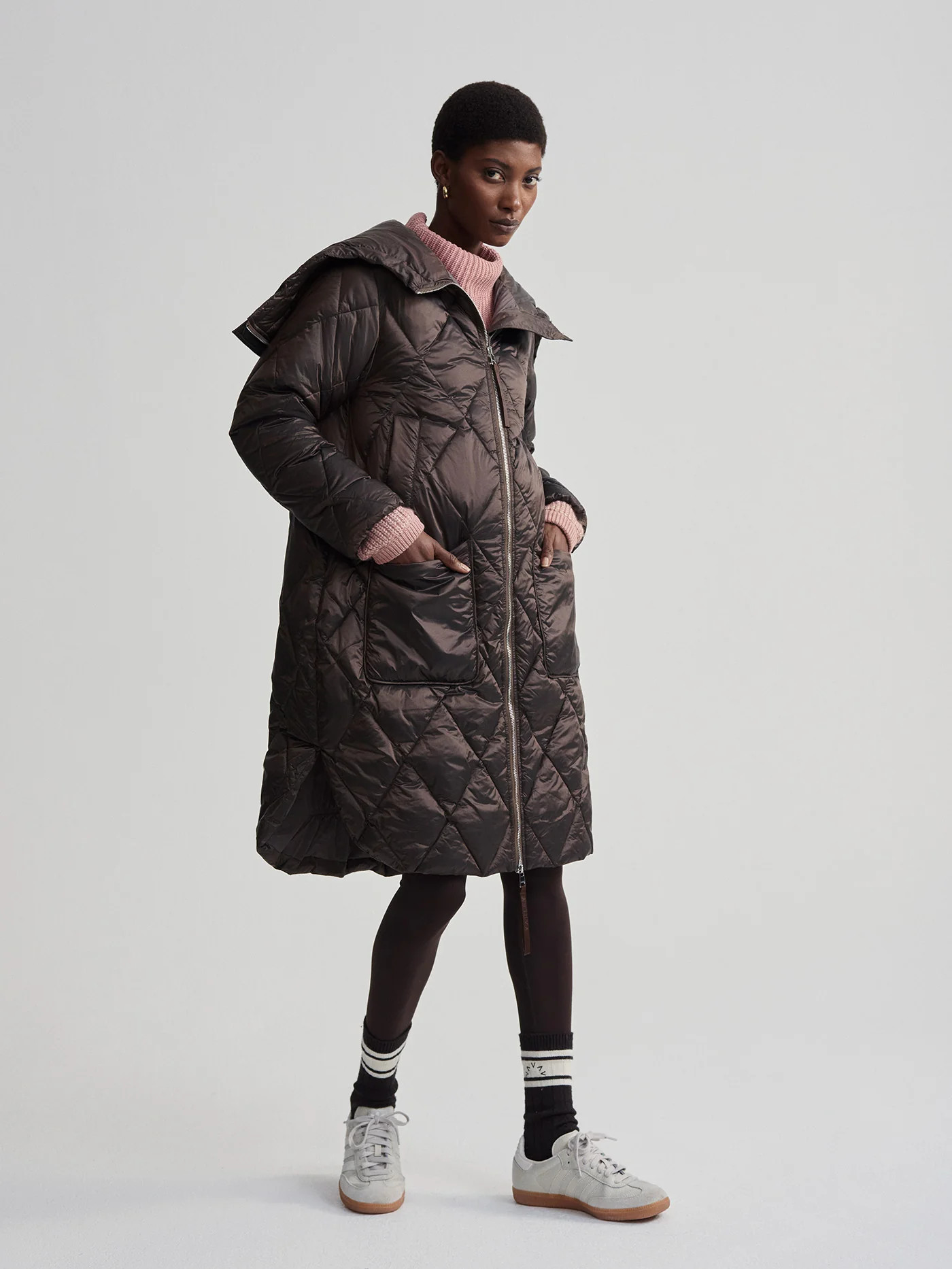 Frisco Long Quilt Coat | Varley US