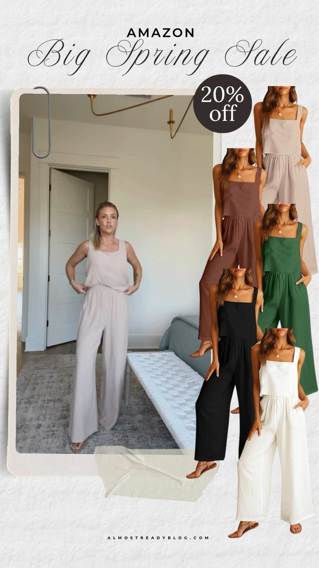 AMAZON BIG SPRING SALE
Amazon set, size small.

vacation must haves, vacation style, summer outfit, spring break, amazon 2 piece set, amanda west, almostreadyblog

#LTKPetite #LTKOver40 #LTKSaleAlert