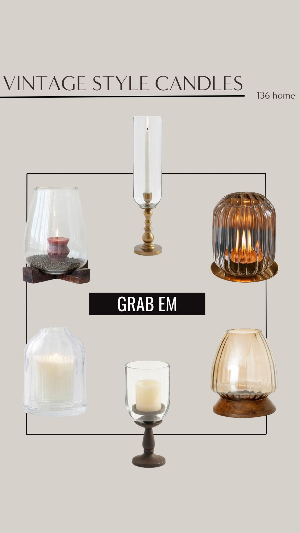Vintage Style Candles #vintagestyle #vintage #candles #interiordesign #interiordecor #homedecor #homedesign #homedecorfinds #moodboard 

#LTKhome #LTKfindsunder100 #LTKstyletip