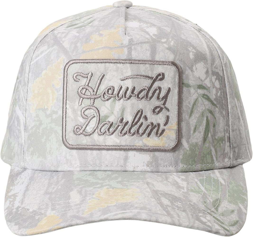 Premium 5-Panel Camouflage Trucker Baseball Cap with Embroidered Design for Men & Women | Amazon (US)