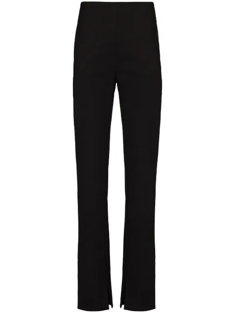 Dion Lee high-waisted Slim Trousers - Farfetch | Farfetch Global