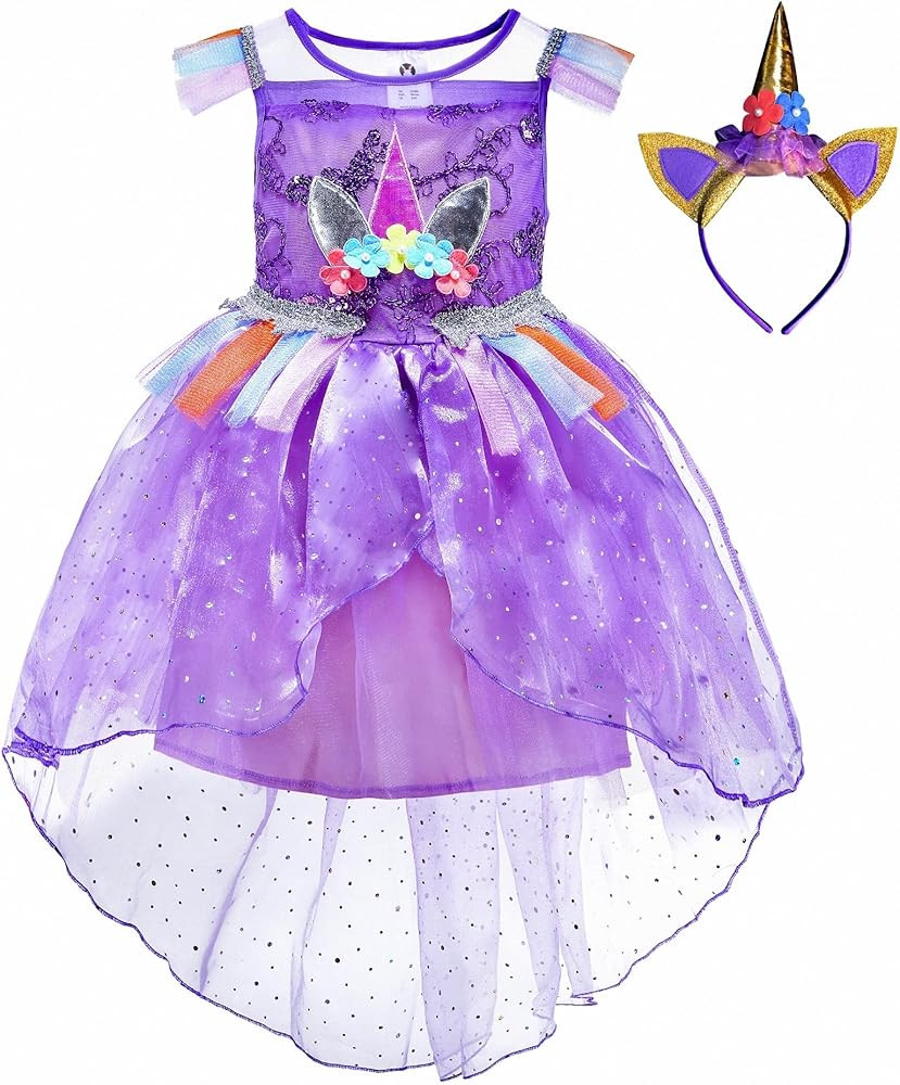 Girls Princess Dress up Costume, Birthday Party Outfit | Amazon (US)
