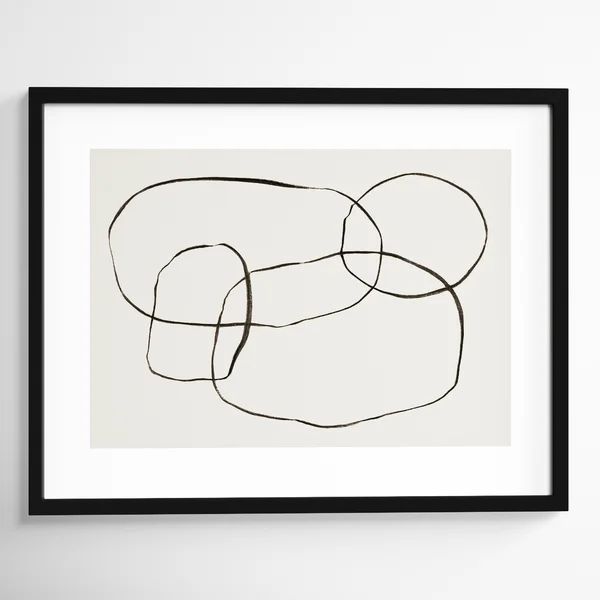 871 Modern Circles by Teju Reval - Picture Frame Graphic Art Print | Wayfair North America