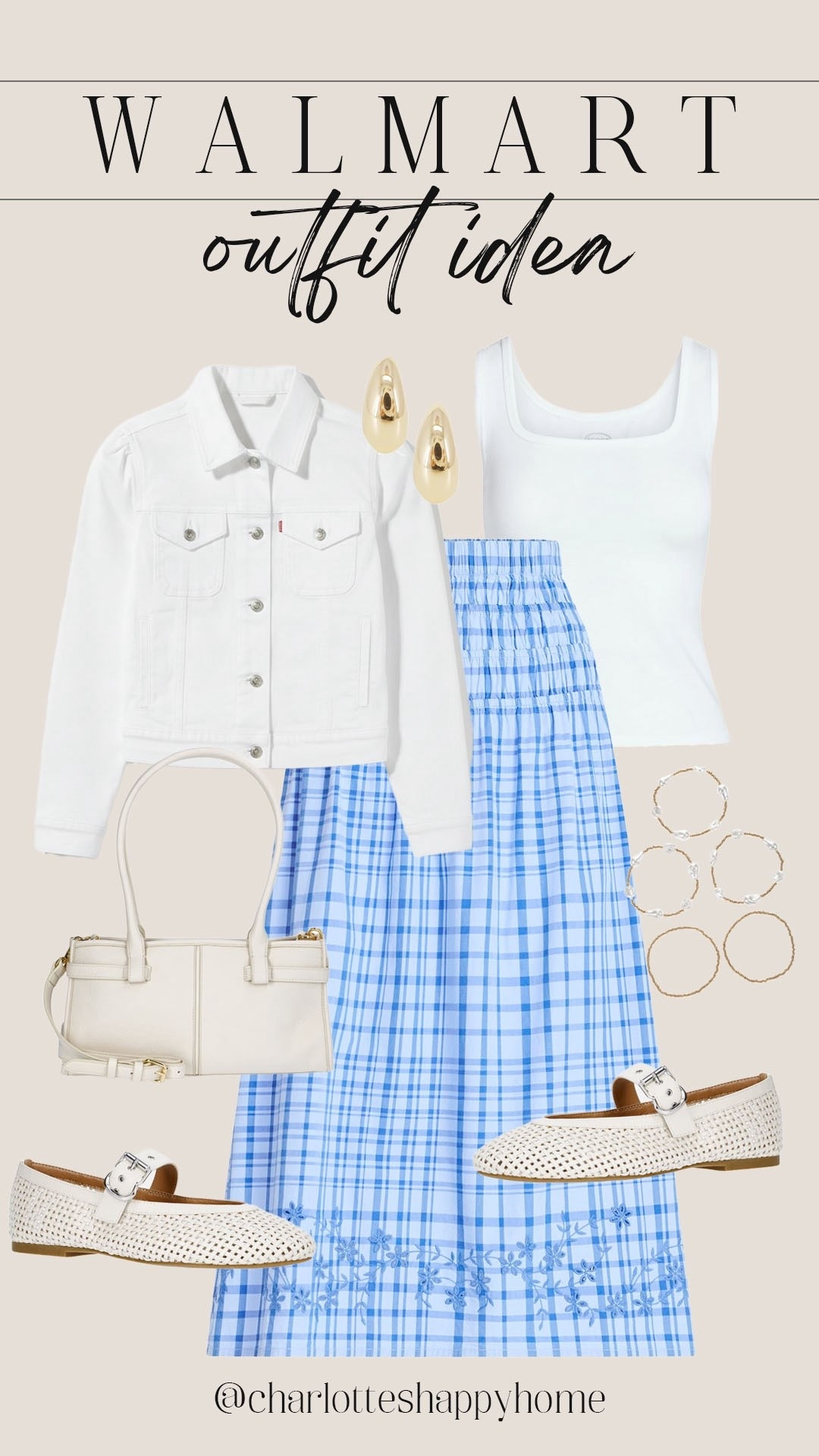 Chic spring outfit idea! 

#springstyle

Spring style. Spring fashion. Walmart finds. Walmart fashion. Walmart new arrivals. Walmart white denim jacket. Walmart spring flats. Elevated casual spring outfit. Easter outfit idea. 

#LTKSeasonal #LTKfindsunder50 #LTKstyletip