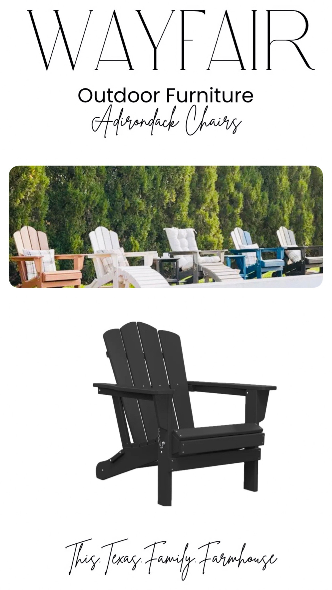 Adirondack Chairs on Sale NOW!! 
Wayfair Sale | WAY DAY SALE | outdoor furniture | chairs | patio furniture | home finds 

#LTKSaleAlert #LTKHome #LTKSwim