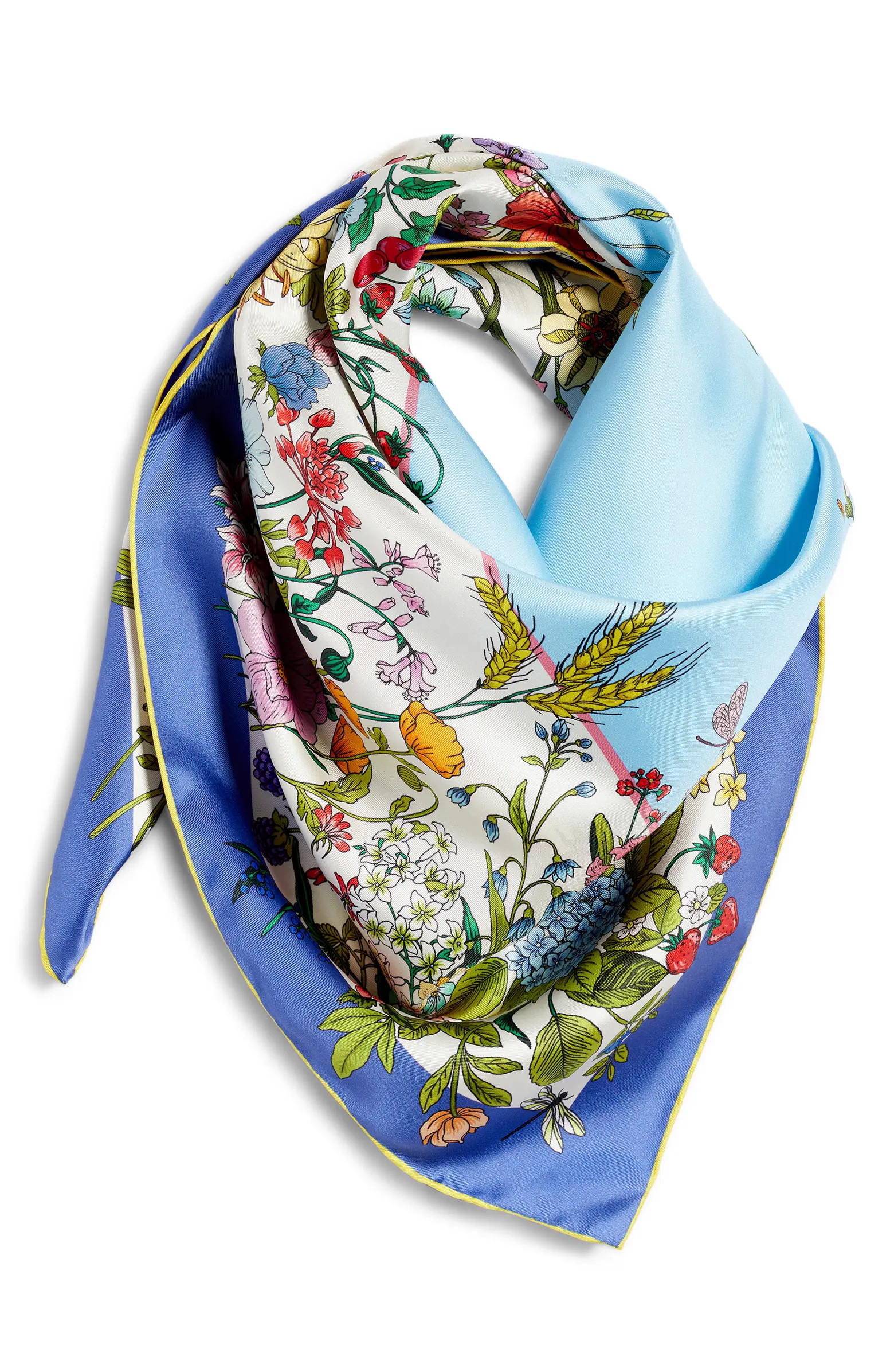 Summer Bounty Series Silk Square Scarf | Nordstrom