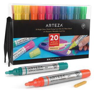 Arteza® 20 Color Acrylic Paint Marker Set | Michaels® | Michaels Stores