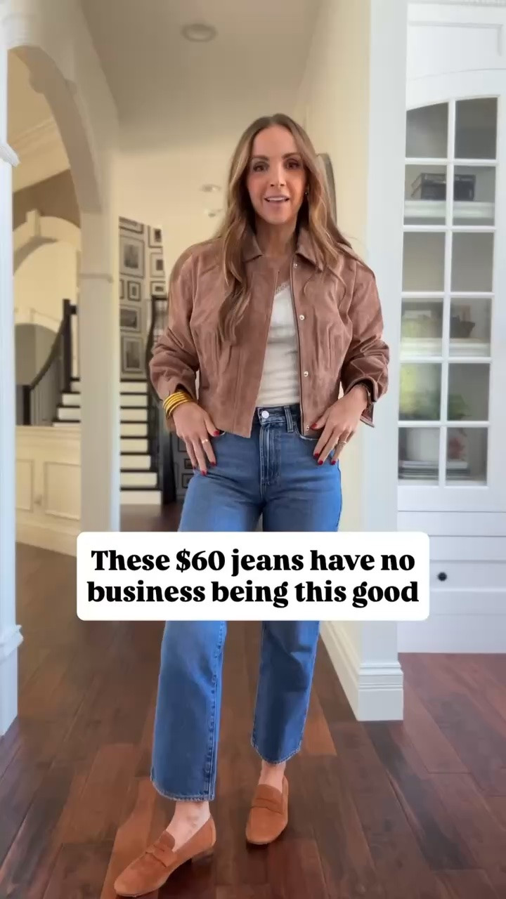 @Quince rigid jeans are amazing! Wearing a 26 R

#LTKgrwm