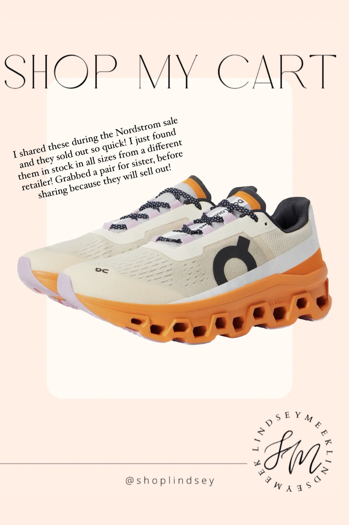 On cloud monster back in stock! 