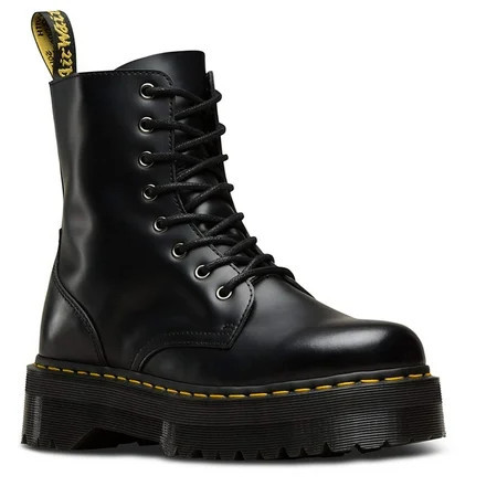Dr. Martens Women s Jadon Black Ankle-High Leather Boot - 9M | Walmart (US)