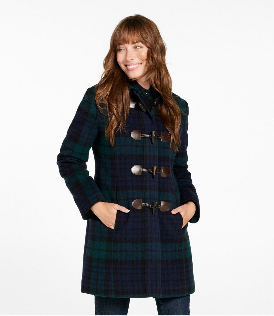 Women's Classic Lambswool Duffel Coat, Pattern | L.L. Bean