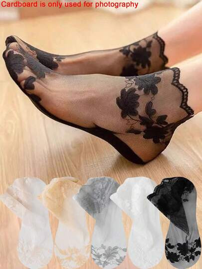 Transparent lace socks | SHEIN