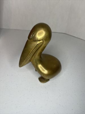 Pelican brass Heavy VTG Penco Industries Bird Figurine  | eBay | eBay US