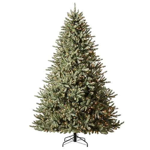 Balsam Hill 6.5ft Pre-Lit Classic Blue Spruce - Artificial Christmas Tree with 2144+ Tips, 700 Clear Incandescent Lights, Easy Plug Technology & Premium Stand for Indoor Holiday Decorating | Amazon (US)