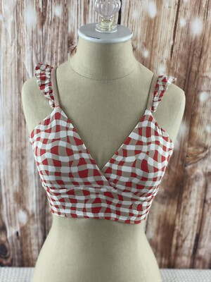 OFFLINE By Aerie Real Me Xtra Medium Support Bra Size XL Red/Beige  | eBay | eBay US