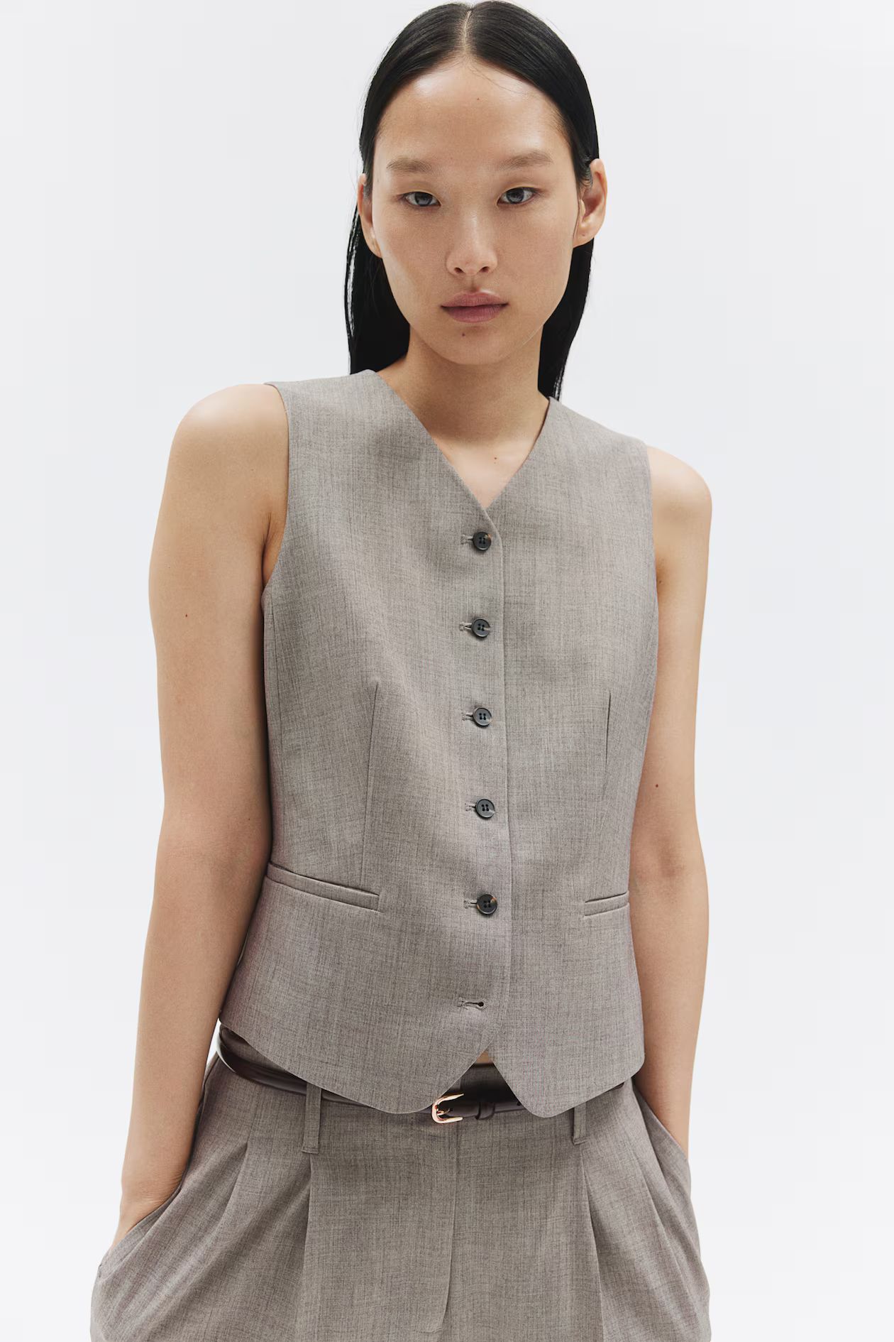 Tailored suit waistcoat | H&M (UK, MY, IN, SG, PH, TW, HK)