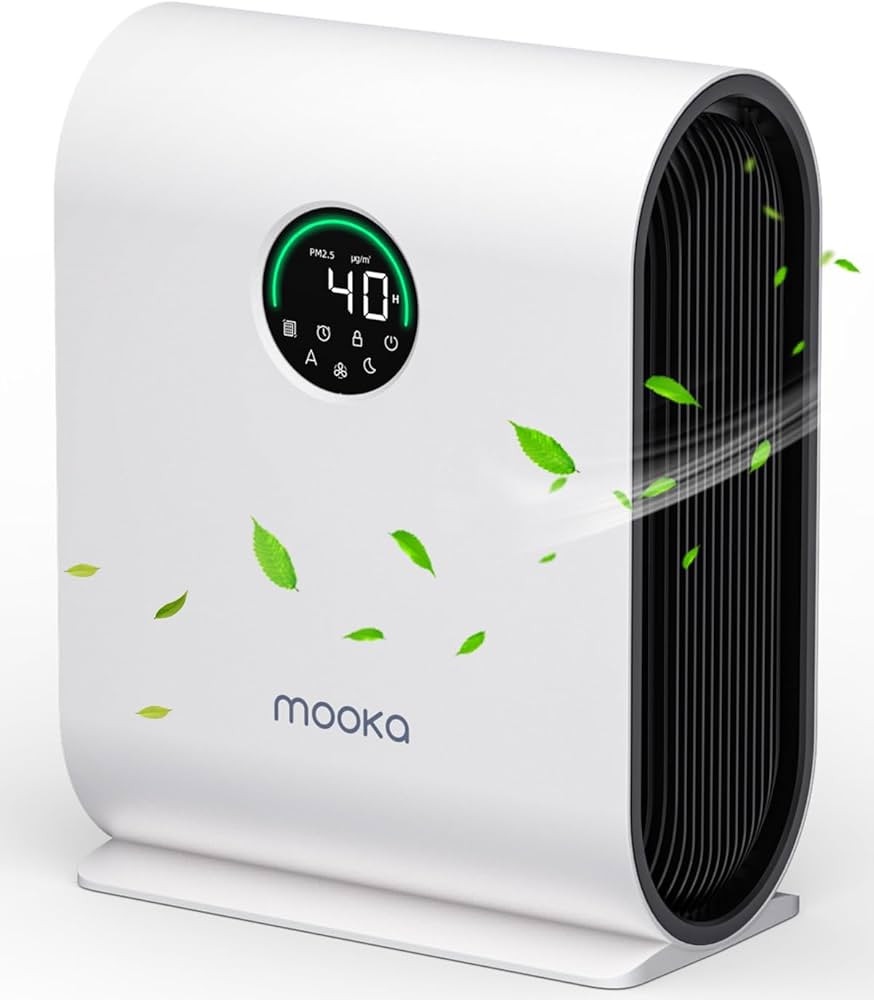 Air Purifiers for Home Large Room Up to 2500 ft² with PM 2.5 Display Air Quality Sensors, MOOKA ... | Amazon (US)