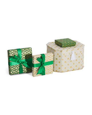 4pk Tassel Boxes | TJ Maxx