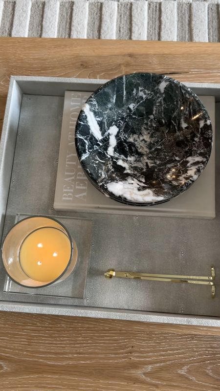 Latest coffee table styling!! Restock alert my marble bowl from Tj Maxx is back in stock!! Everything is linked here. 

#LTKStyleTip #LTKHome #LTKFindsUnder100