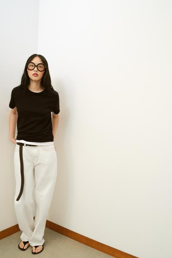 JEANS Z.03 STRAIGHT HIGH-WAIST LONG LENGTH | Zara UK