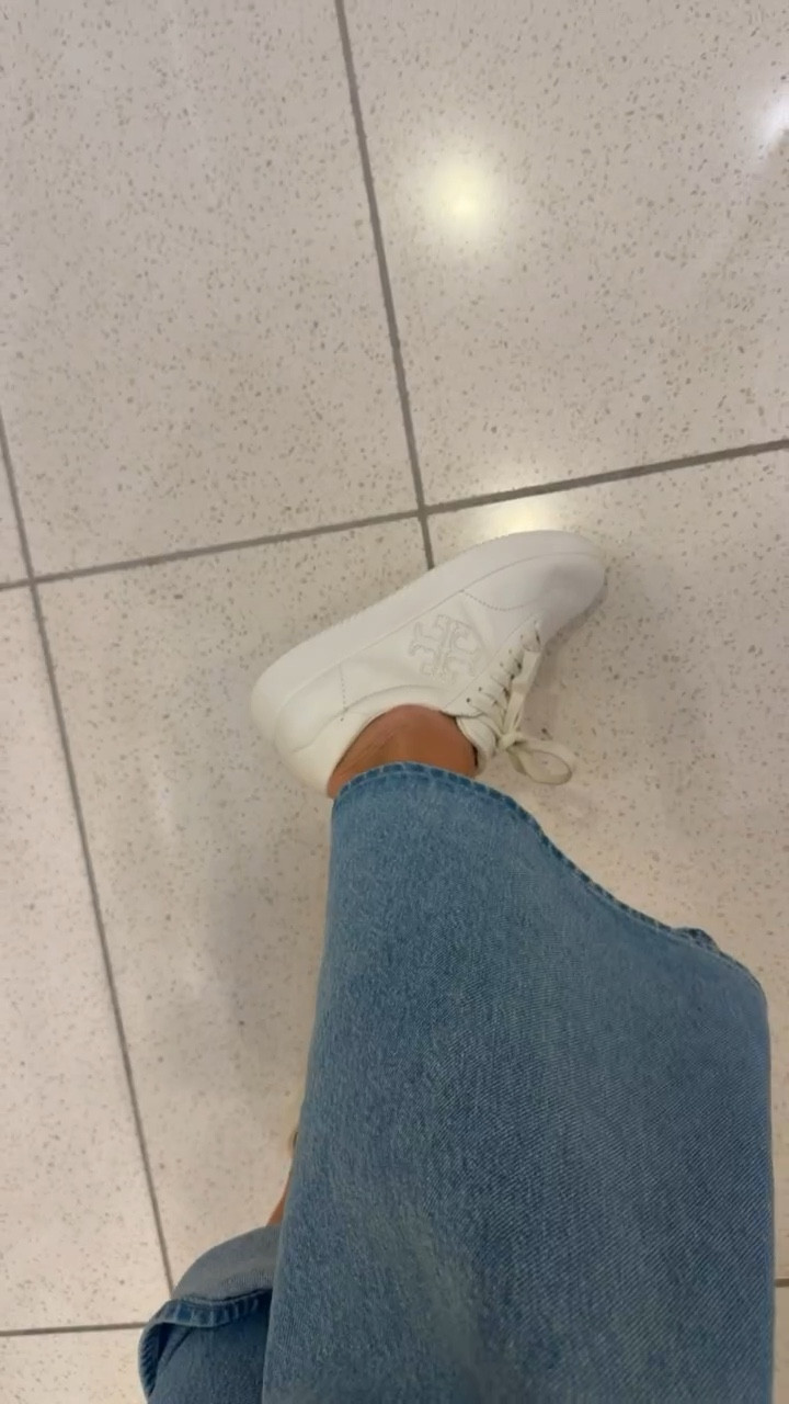 Tory Burch sneakers for spring, everyday chic, white sneakers, annabrstyle.

#LTKOver40