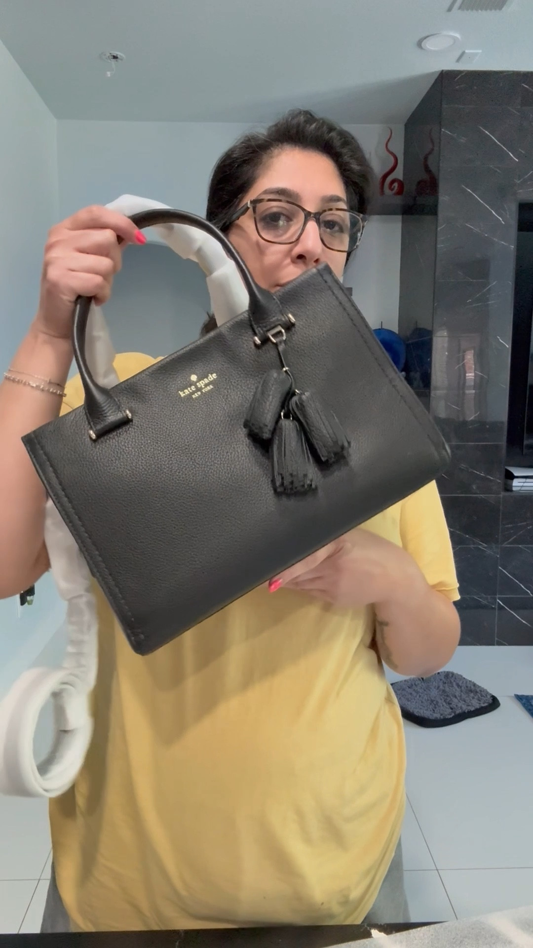 Perfect work bag from Kate Spade! Roomy, with loads of pockets and compartments. And the cute tassel charm takes it to the next level. Super chic and over 50% off! 🖤

#LTKSaleAlert #LTKOver40 #LTKItBag