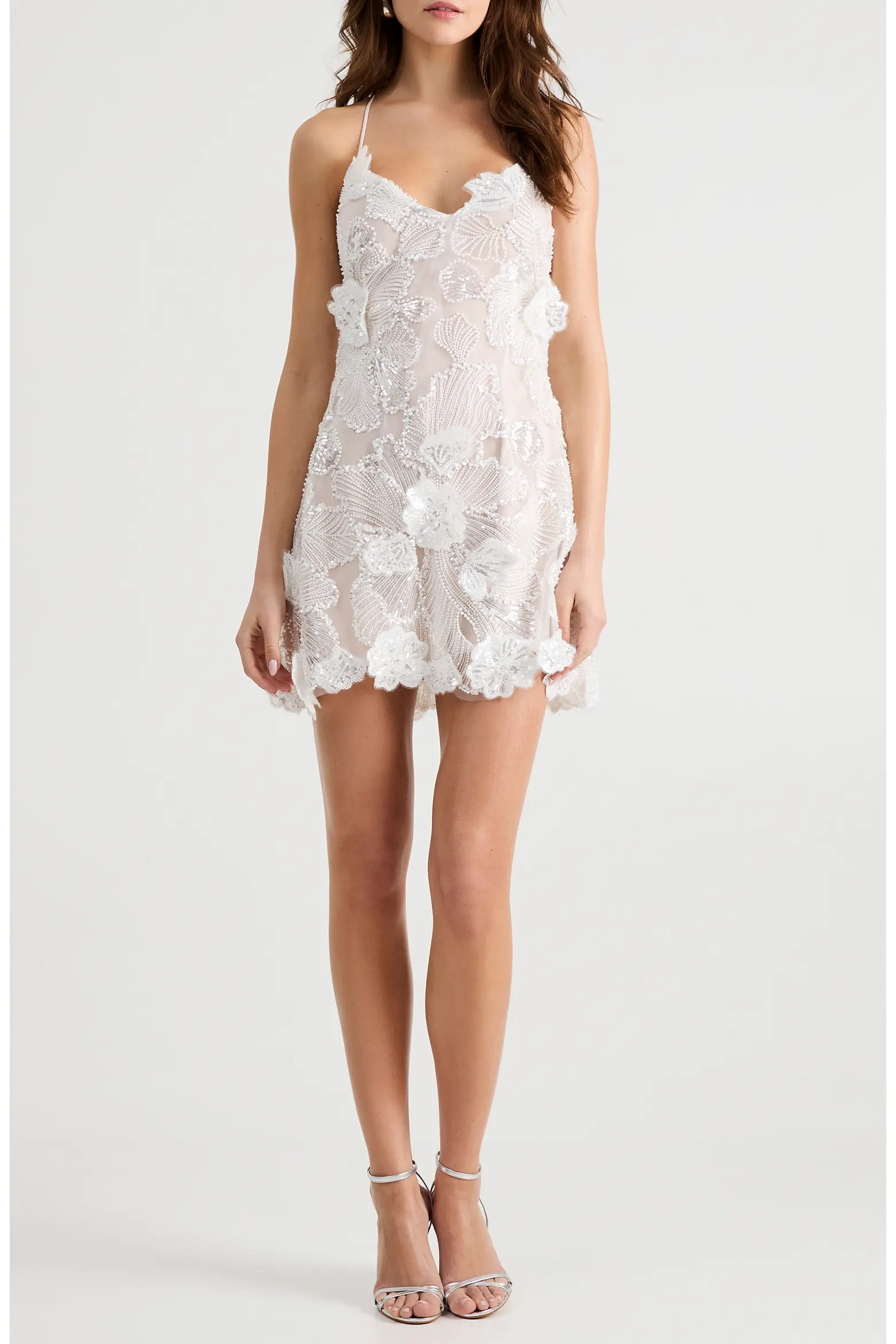 Renee Beaded Floral Appliqué Sleeveless Minidress (Women) | Nordstrom | Nordstrom