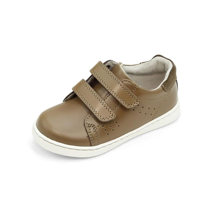 L'Amour Kyle Double Strap Sneaker Toddler Boy's Leather Tennis Shoe | Amazon (US)
