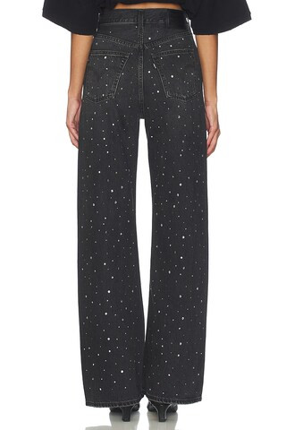 Ribcage Wide Leg Jeans in Dazzle Me Smoke | Revolve Clothing (Global)