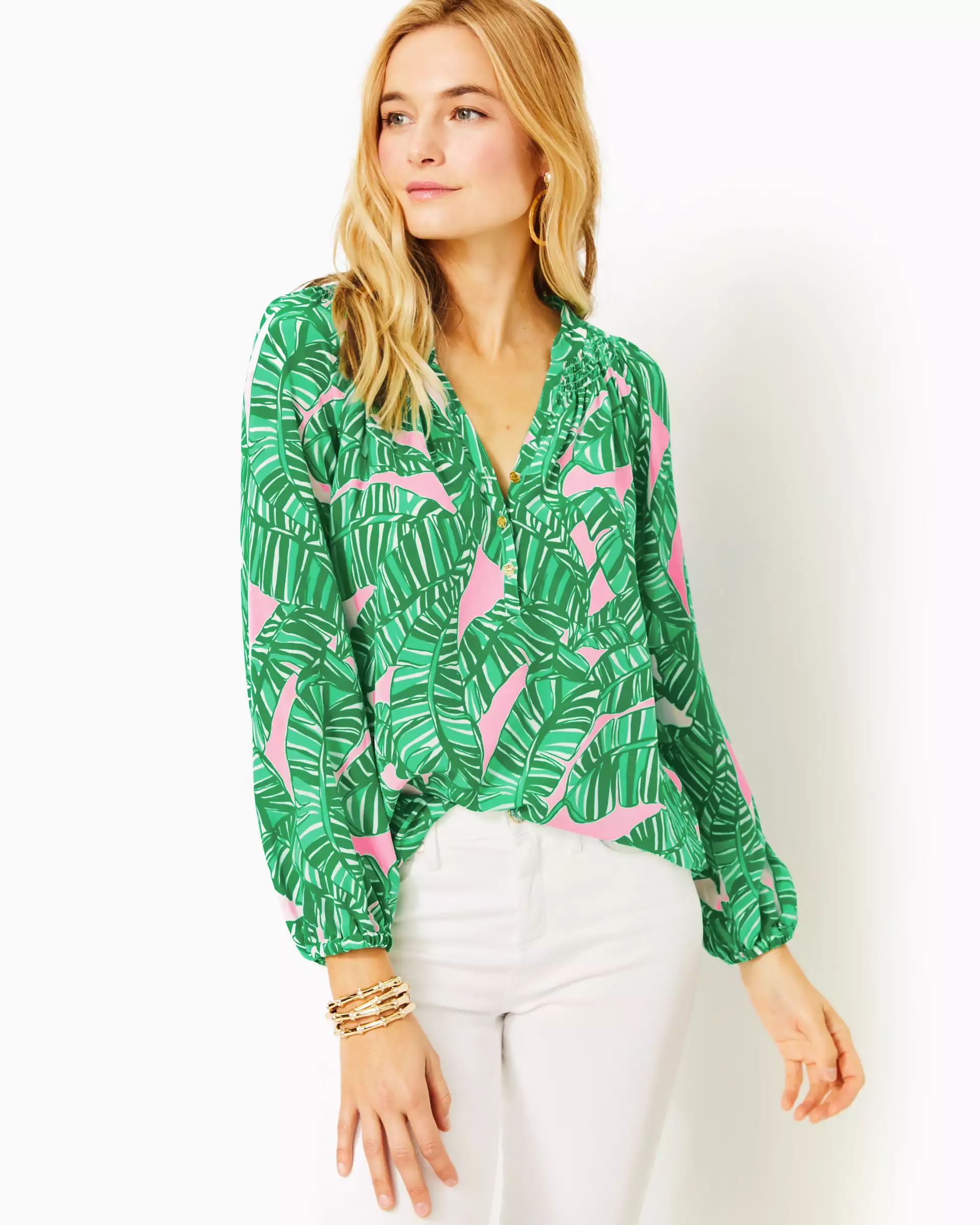 Elsa Silk Top | Lilly Pulitzer | Lilly Pulitzer