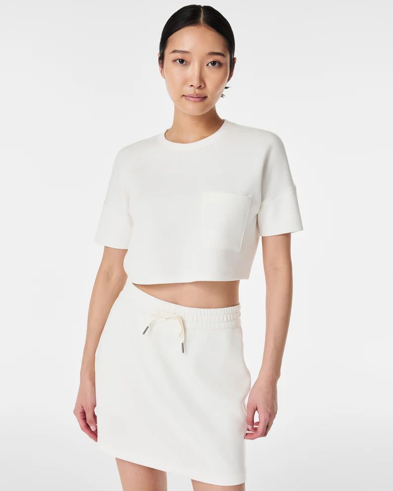 AirEssentials Cropped Pocket Tee | Spanx