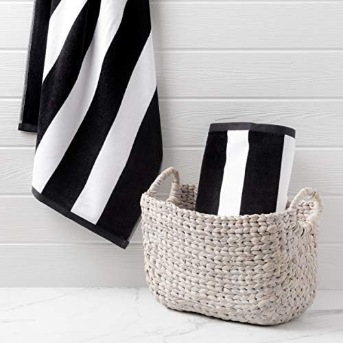 Amazon.com: Welhome Cabana Beach Towel - Set of 2 - 100% Turkish Cotton - Oversize Towels 40"x72"... | Amazon (US)