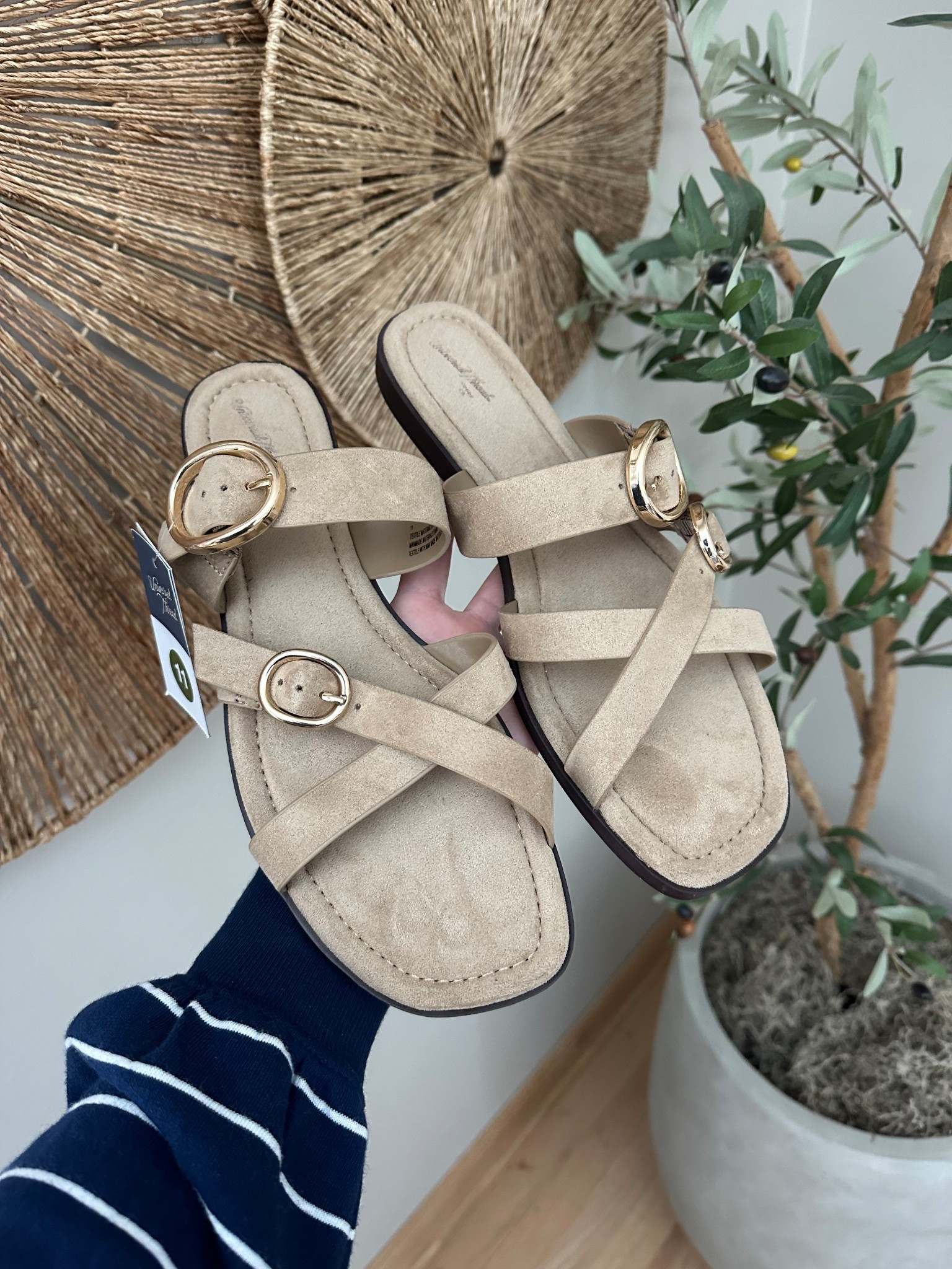 So impressed with these Target sandals! 
