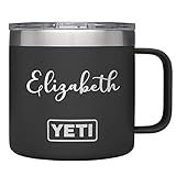 Custom YETI Tumbler 14 Oz Mug with Lid- All Colors and 50+ Designs - Personalized YETI Mug with Lid  | Amazon (US)