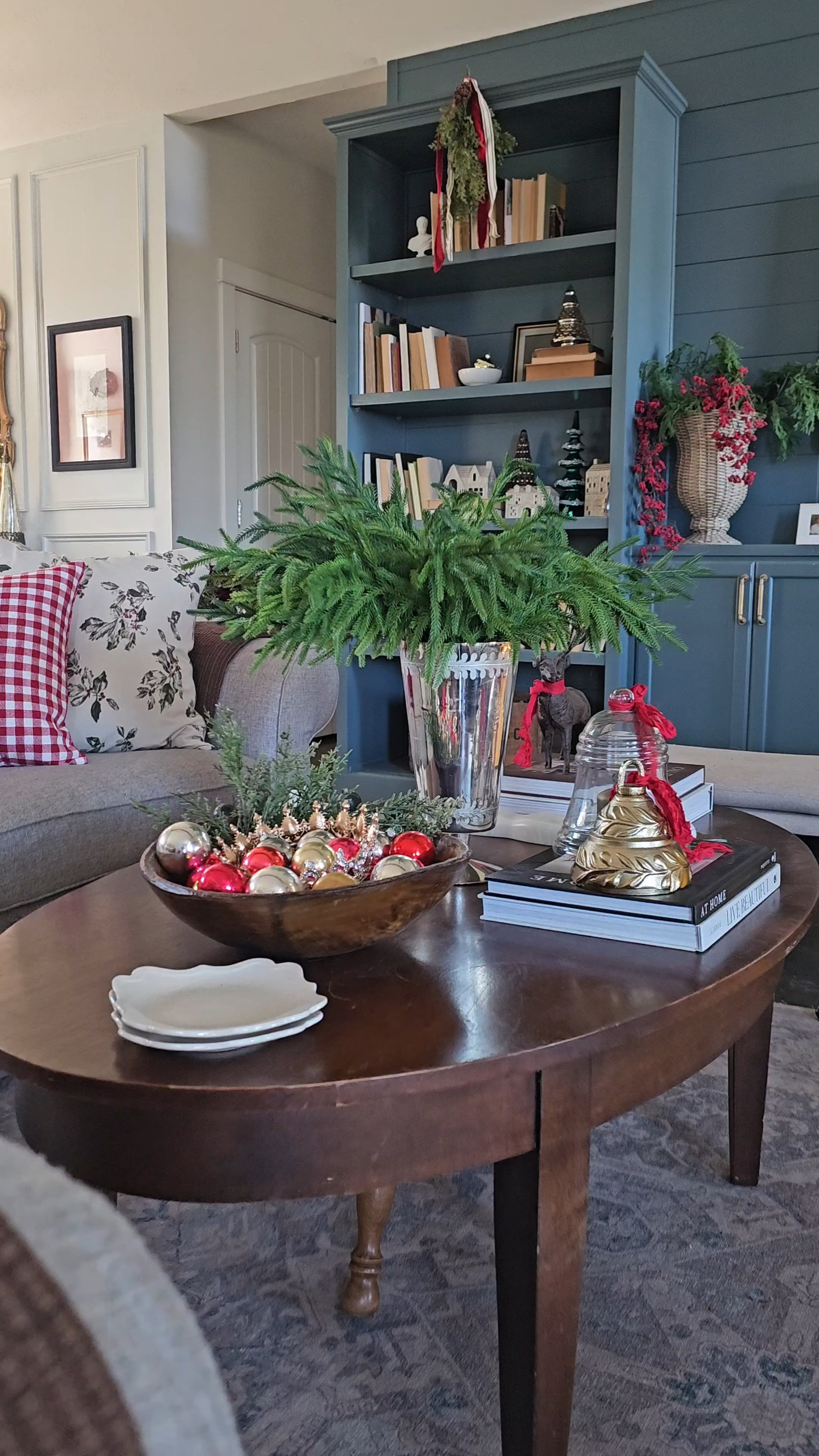 Collected and layered Holiday coffee table 

#LTKHoliday #LTKSeasonal #LTKHome