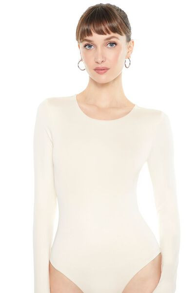 Fitted Long-Sleeve Bodysuit | Forever 21