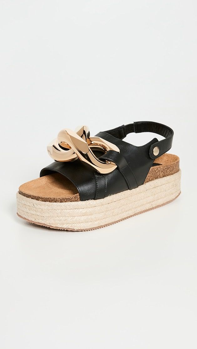 Chain Espadrille Platform Sandals | Shopbop